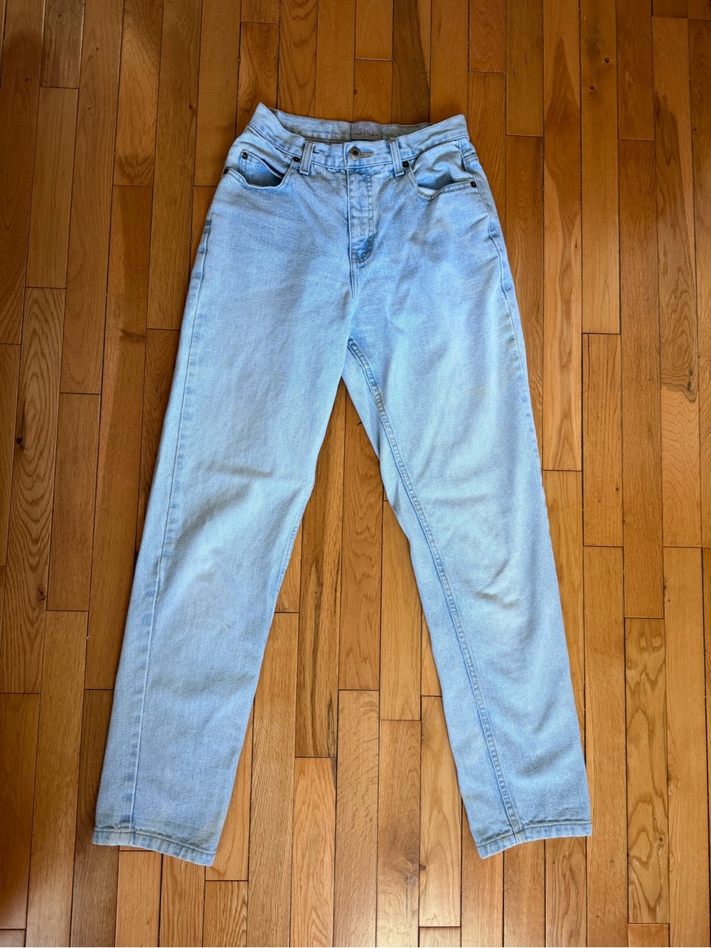 Paul Harris Denim Vintage Light Blue High Waisted Mom Jeans